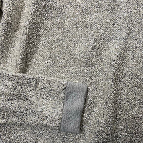 Dolan Anthropologie Women's Silver & White Crewneck Pullover Sweater Size Small - Picture 8 of 10